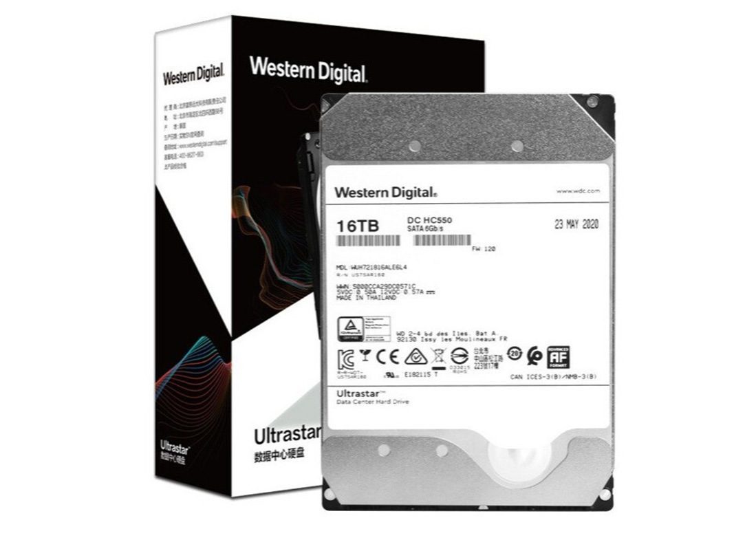 هارد دیسک اینترنال وسترن دیجیتال Ultrastar 16TB