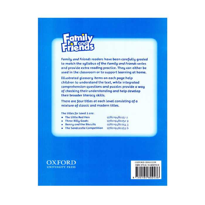 کتاب داستان Family And Friends 1 اثر جمعی از نویسندگان انتشارات الوندپویان چهار جلدی