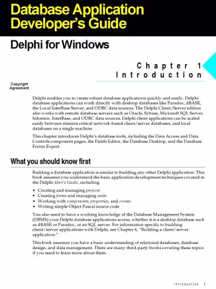 خرید و دانلود نسخه کامل کتاب Database application developer's guide : Borland Delphi for Windows 95 and Windows NT : version 2.0