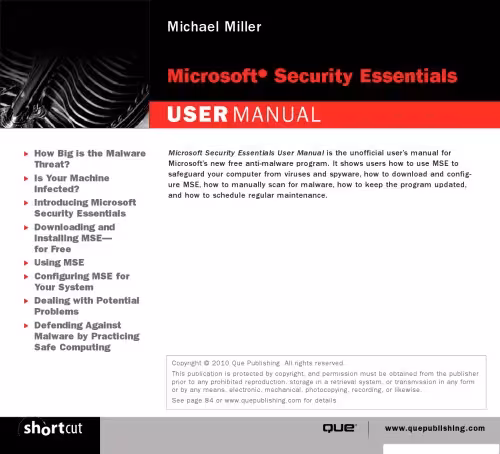 خرید و دانلود نسخه کامل کتاب Microsoft Security Essentials User Manual
