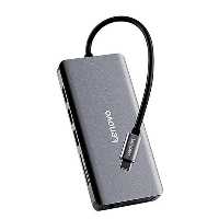 هاب و رم ریدر 11 پورت لنوو Lenovo LX0801 USB C Docking Station