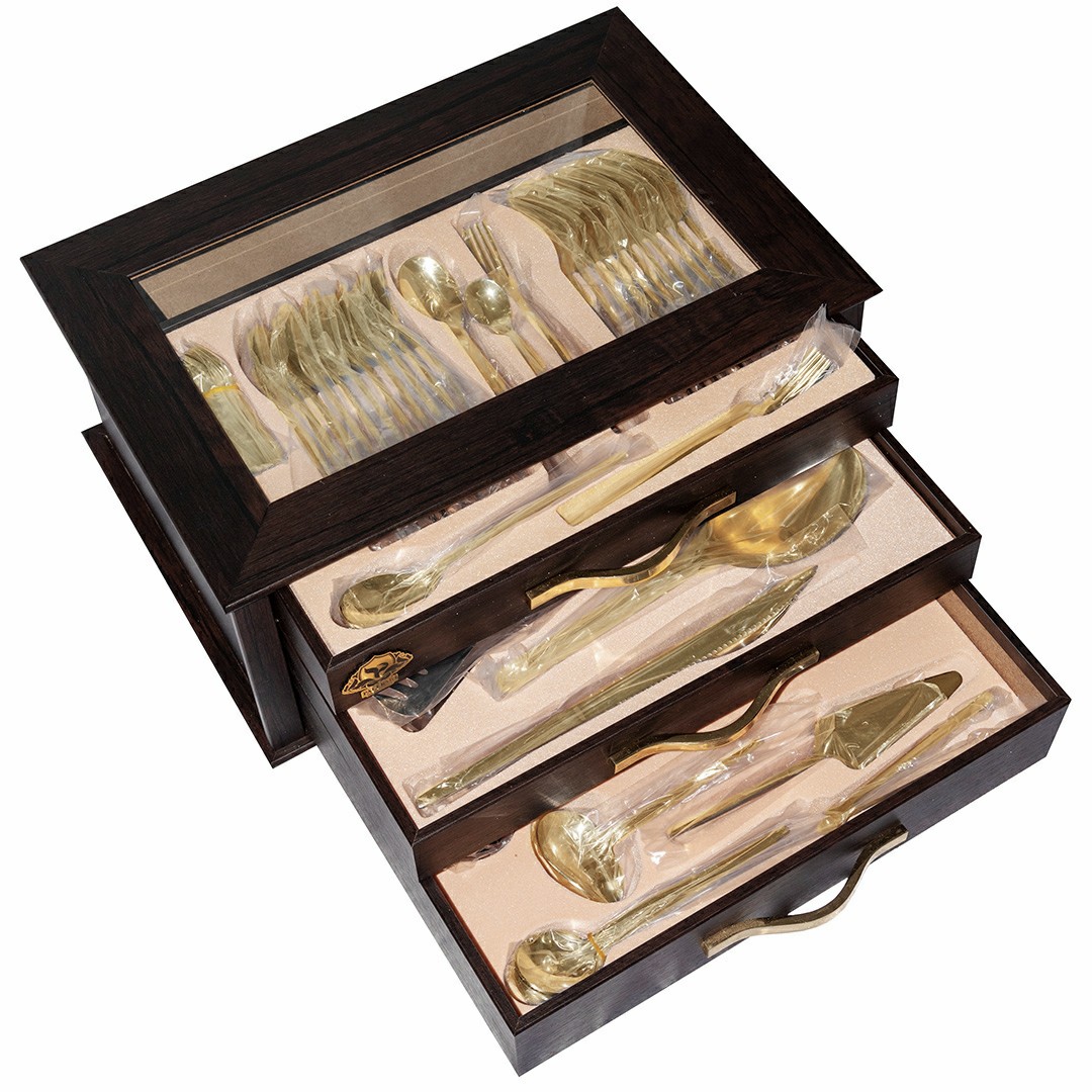 سرویس قاشق چنگال 157 پارچه مدل 1166MG