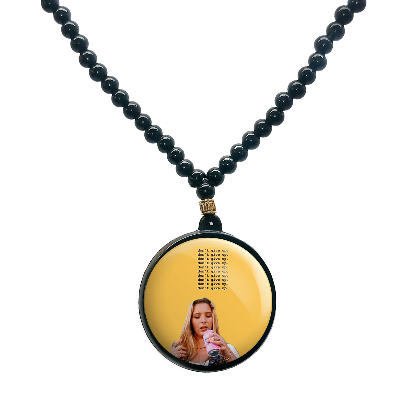 گردنبند پرمانه طرح فرندز کد pmd.18955 مدل دو طرفه