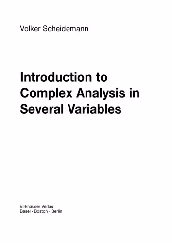 خرید و دانلود نسخه کامل کتاب Introduction to Complex Analysis in Several Variables