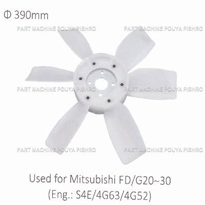 پروانه موتور لیفتراک میتسوبیشی مدل Mitsubishi FD/G20~30 Eng: S4E/4G63/4G52