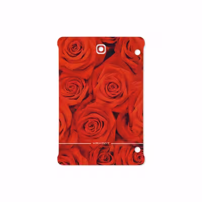 برچسب پوششی ماهوت مدل Red-Flower مناسب برای تبلت سامسونگ Galaxy Tab S2 8.0 2015 T715