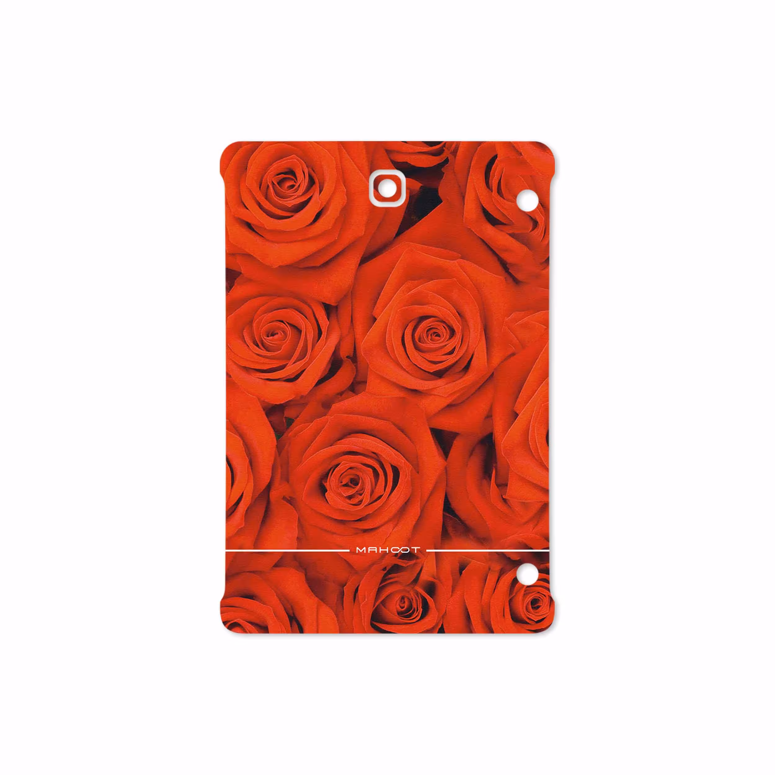 برچسب پوششی ماهوت مدل Red-Flower مناسب برای تبلت سامسونگ Galaxy Tab S2 8.0 2015 T715