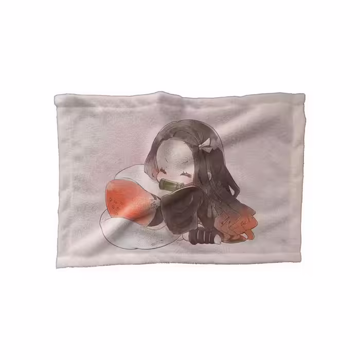 حوله کودک مدل نزوکو کیوت کد Demon Slayer TW63 سایز 30x40 سانتی متر