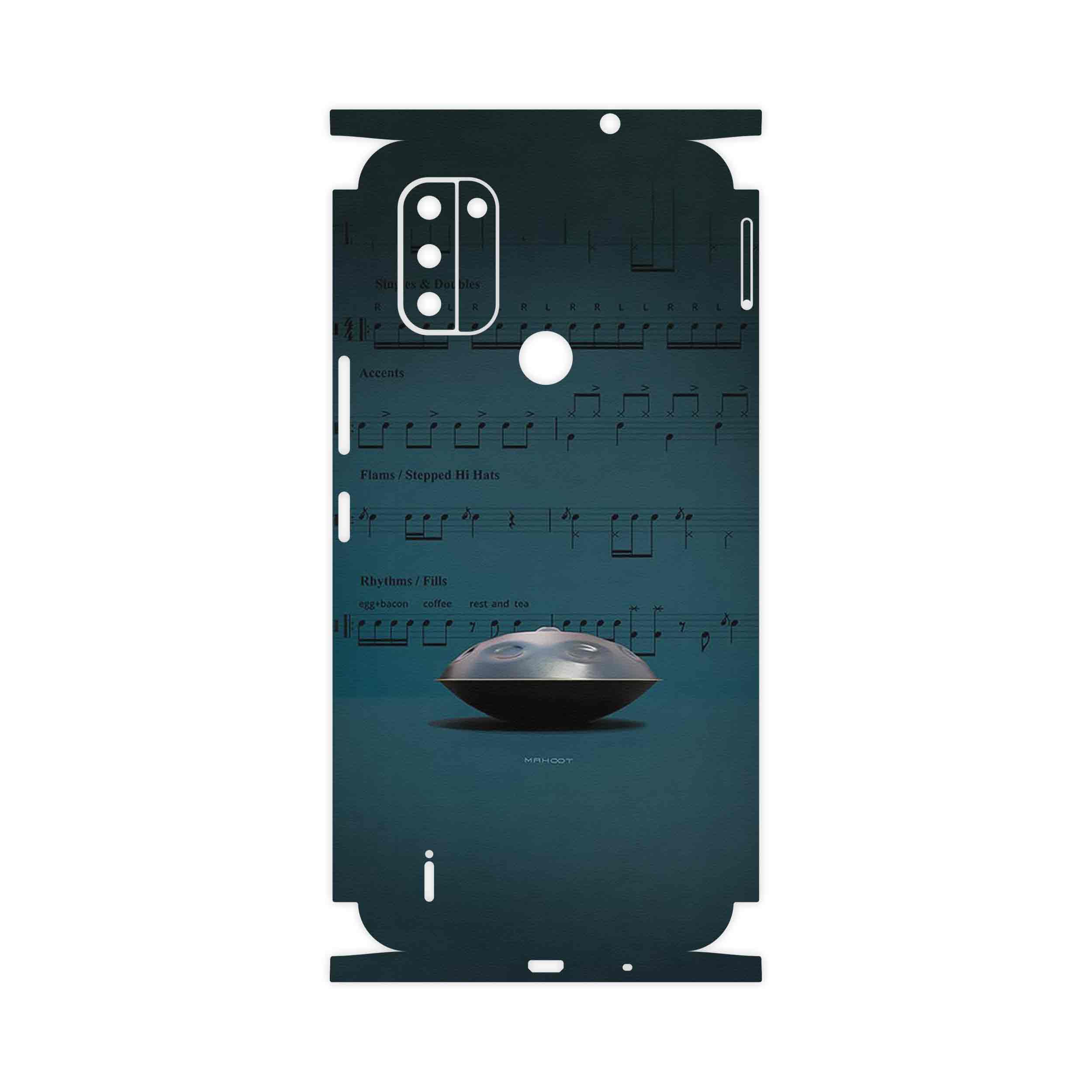 برچسب پوششی ماهوت مدل Hang_Instrument-FullSkin مناسب برای گوشی موبایل نوکیا C31