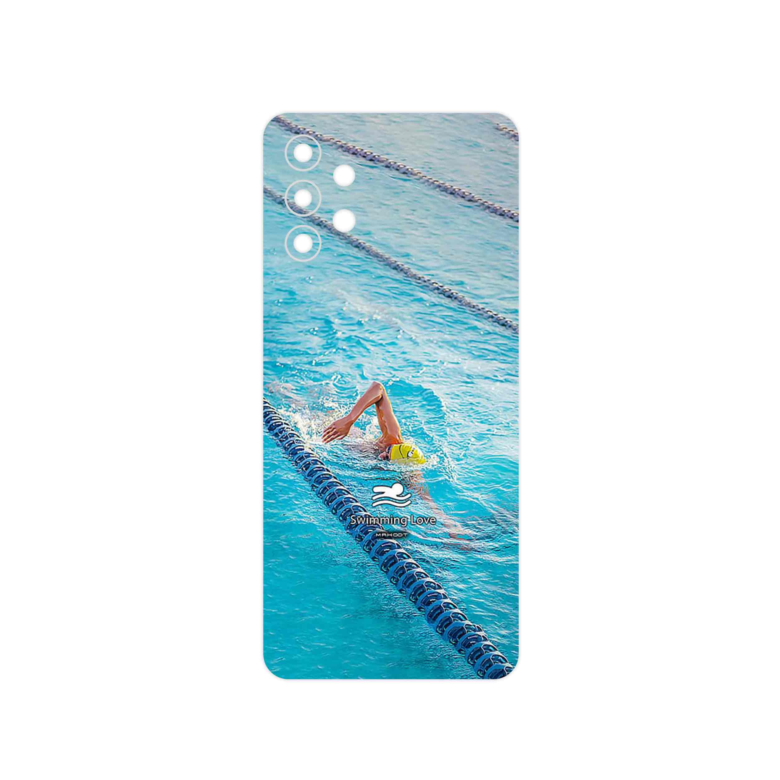 برچسب پوششی ماهوت مدل Swimming مناسب برای گوشی موبایل سامسونگ Galaxy M32 5G