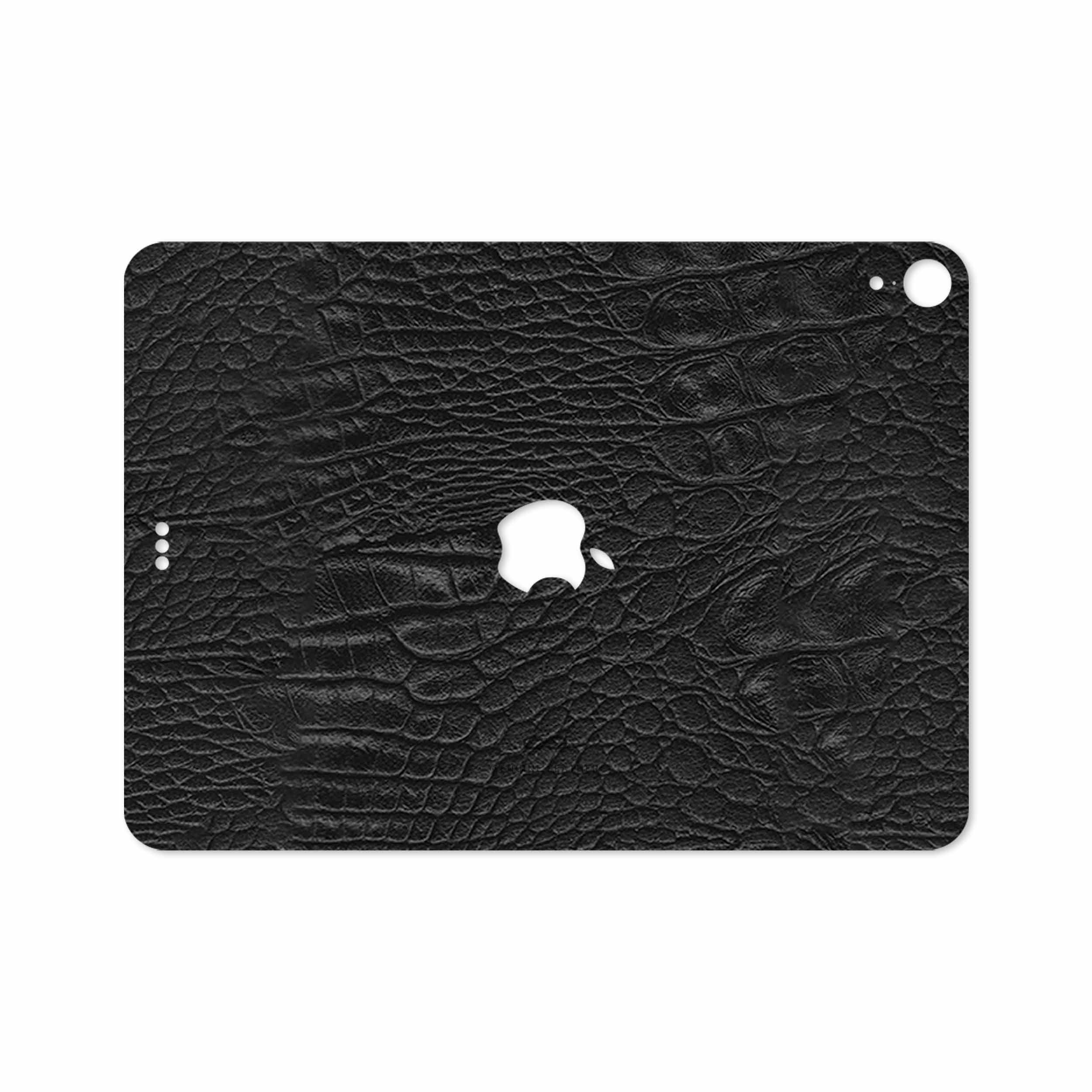 برچسب پوششی ماهوت مدل Black-Crocodile-Leather مناسب برای تبلت اپل iPad Pro 11 2018 A1934