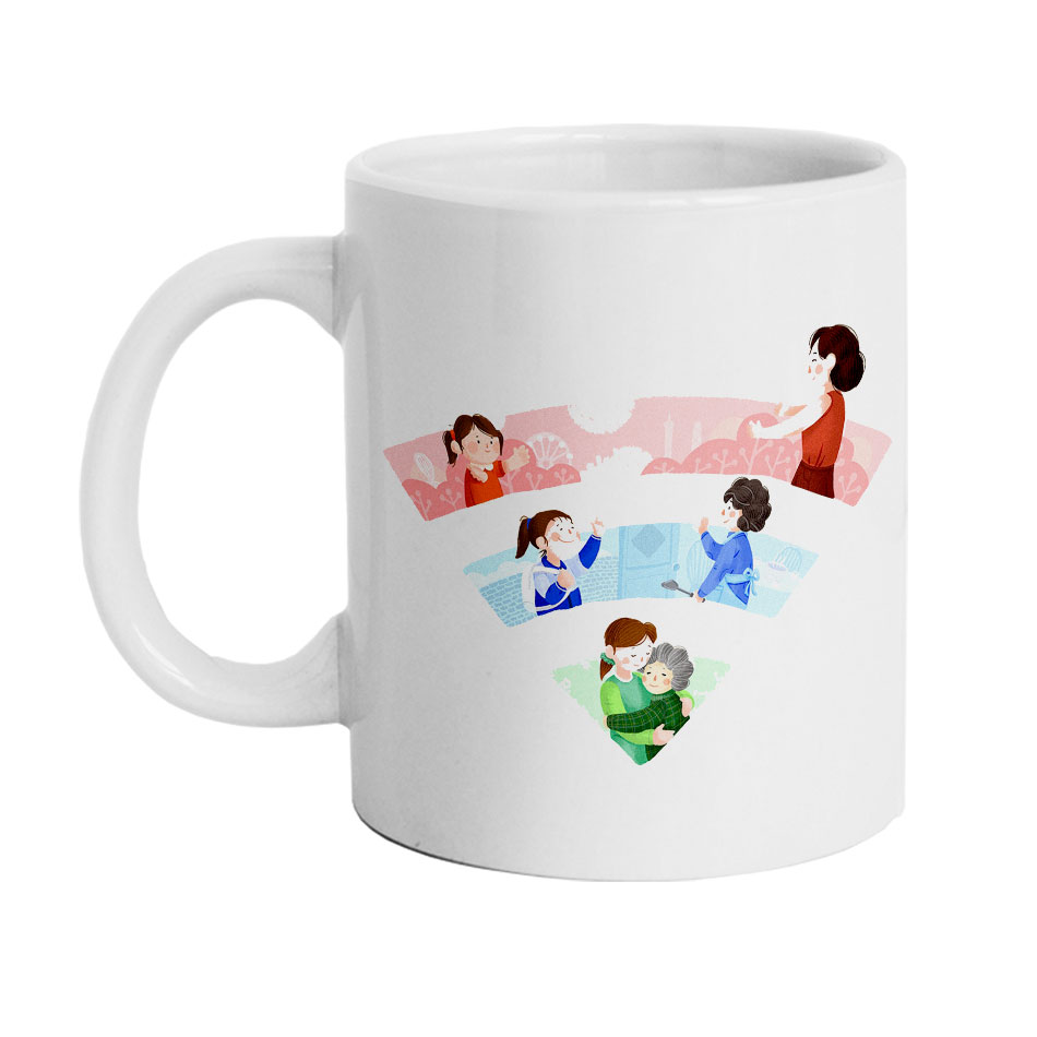 ماگ دارلی طرح روز مادر مدل MG1089