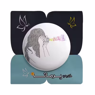 پیکسل پرمانه طرح دختر عکاس کد pm.5187 