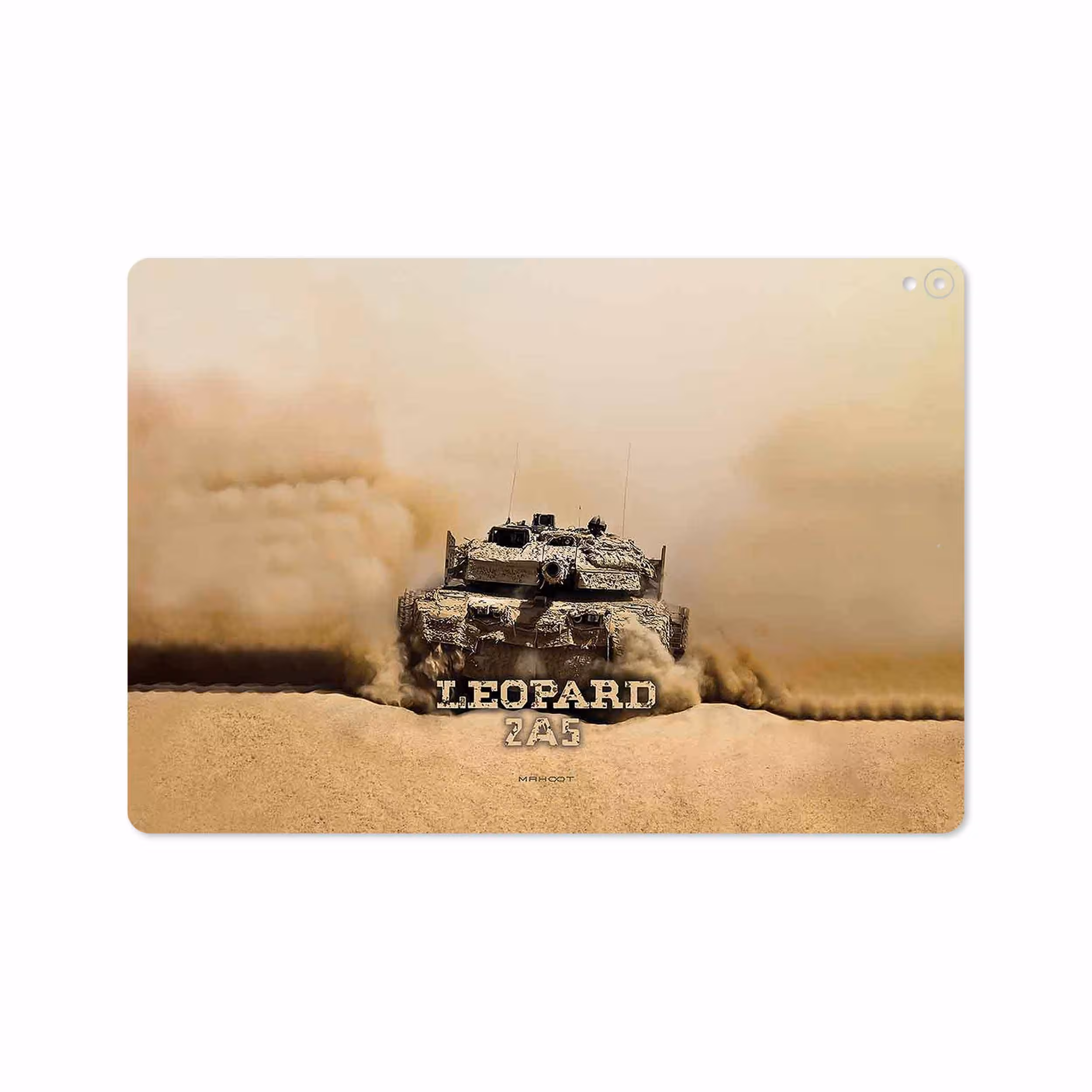 برچسب پوششی ماهوت مدل Leopard 2A5 tank مناسب برای تبلت اپل iPad Pro 10.5 2017 A1709