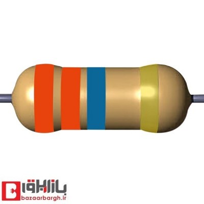 مقاومت 33 مگا اهم 1/2 وات 5 درصد