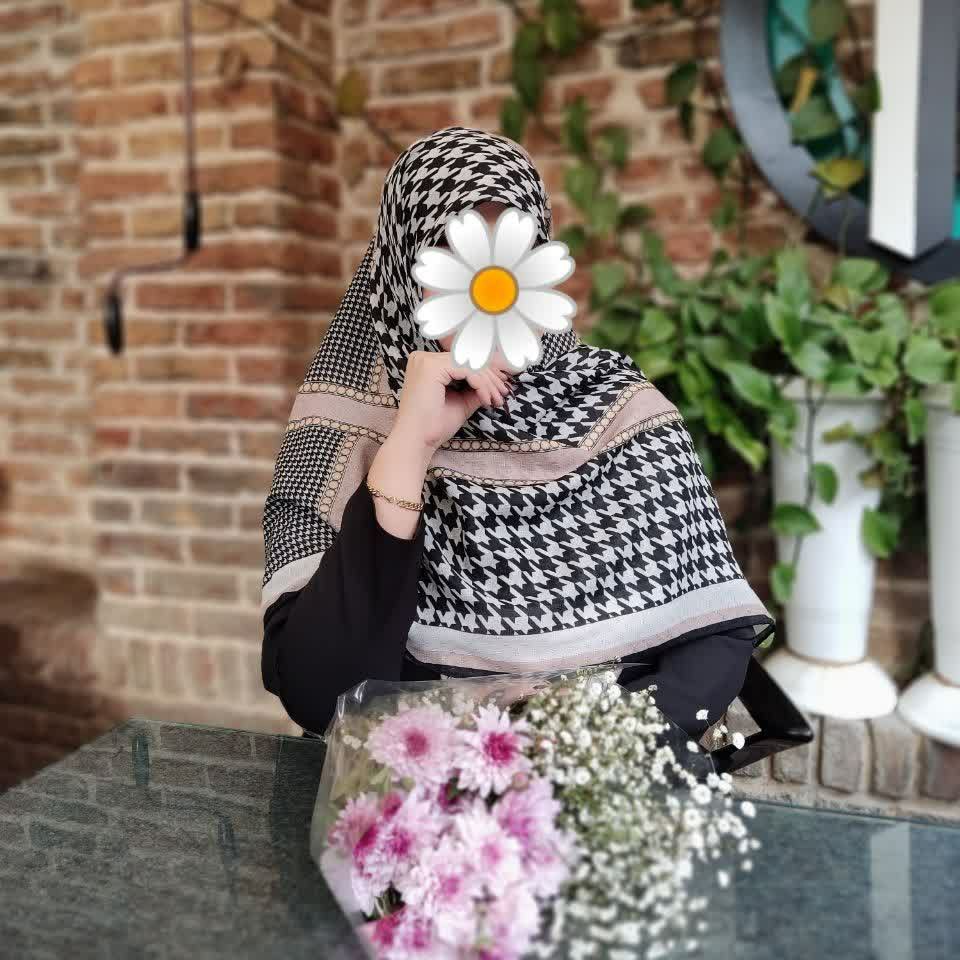 روسری سوپر نخی گارزا درجه یک فوق العاده زیبا