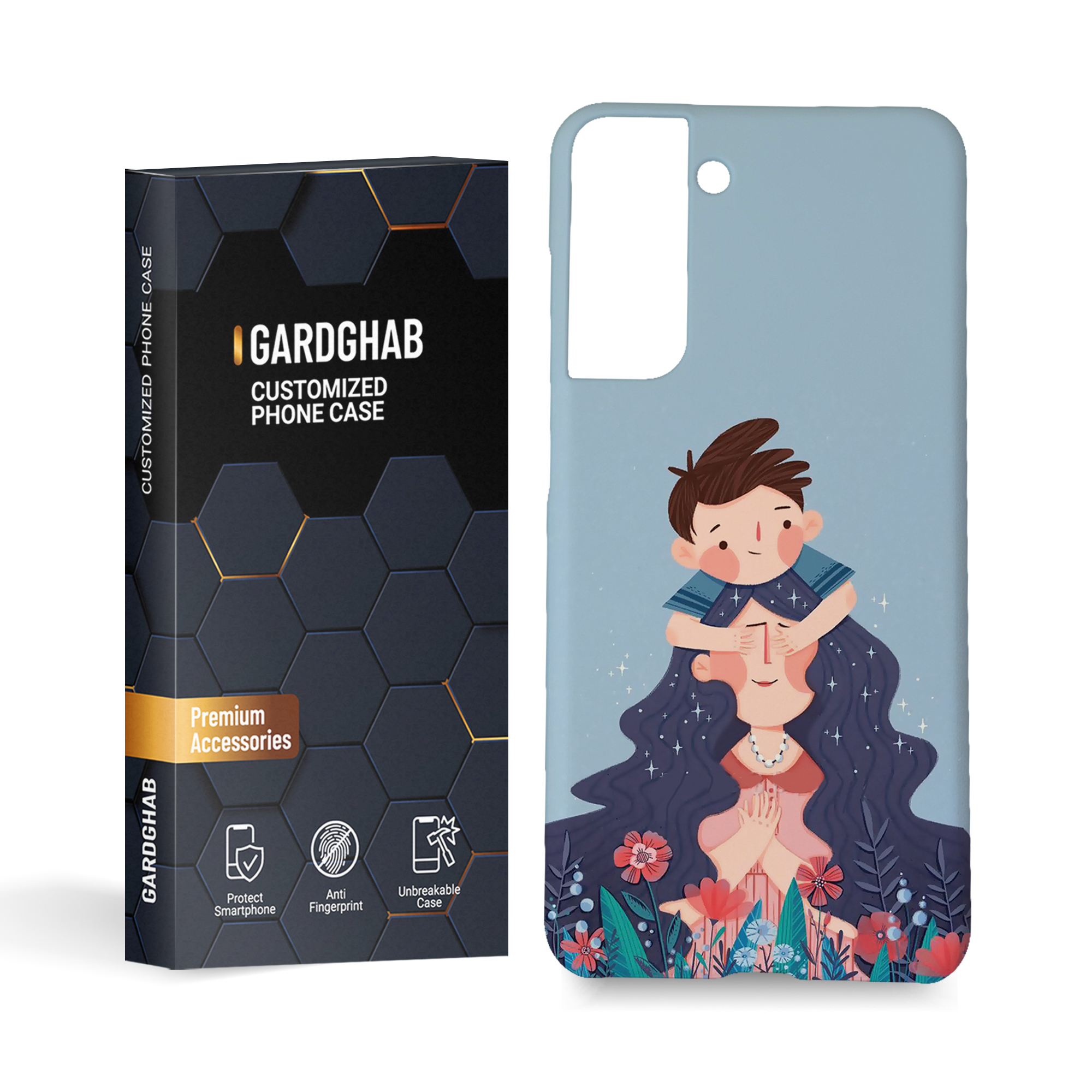 کاور گارد قاب مدل دخترانه مناسب برای گوشی موبایل سامسونگ Galaxy s21 fe  