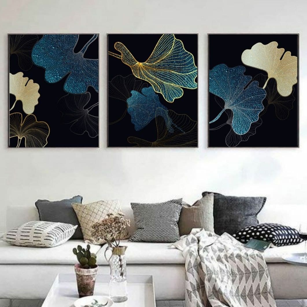 تابلو مدل برگ  مجموعه سه عددی