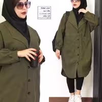 مانتو دانشجویی پرشین مدل نیلماه