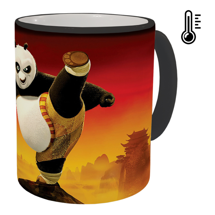 ماگ حرارتی مدل پاندا کونگ فو کار کد 30