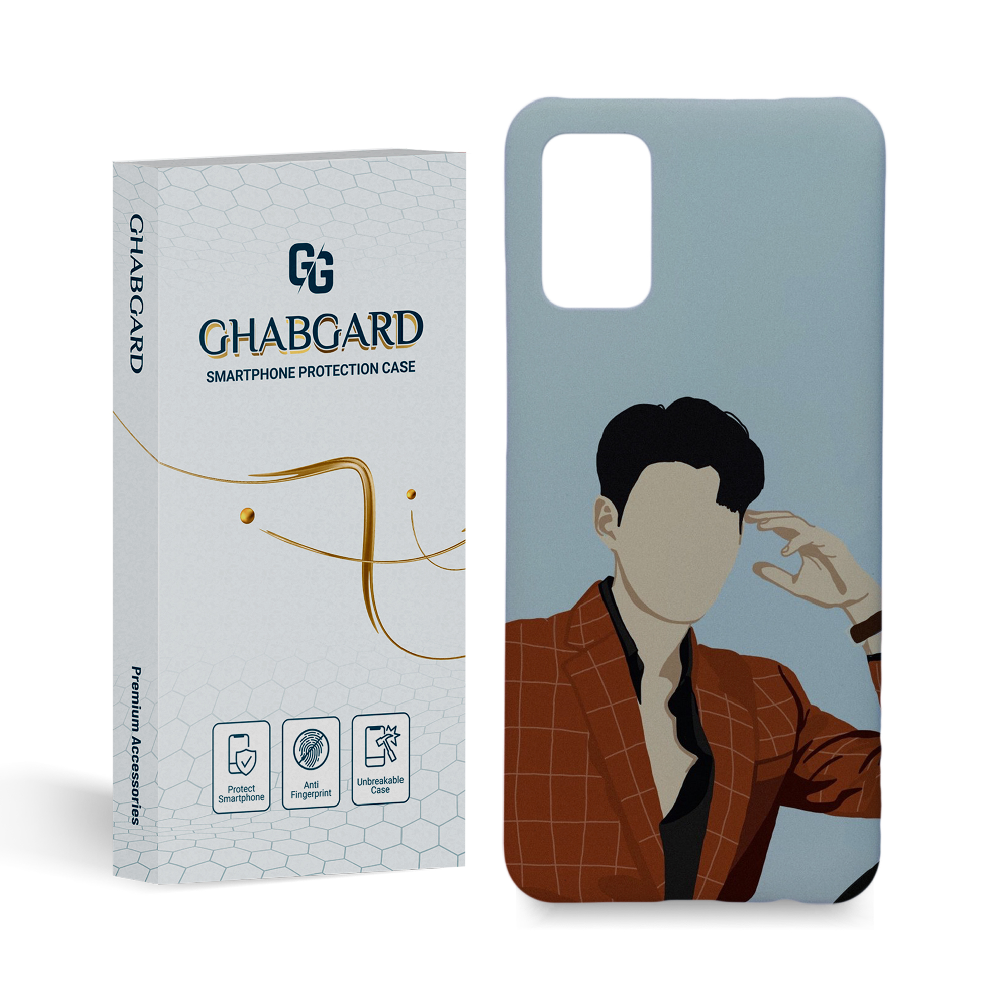 کاور قاب گارد مدل پسرانه مناسب برای گوشی موبایل سامسونگ galaxy a02s