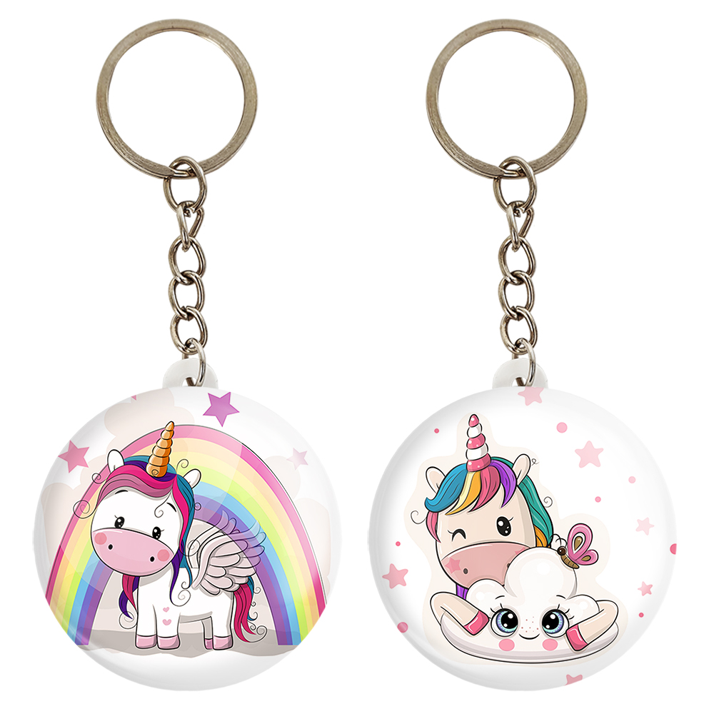 جاکلیدی خندالو مدل اسب تک شاخ یونیکورن کد 38413842 مجموعه 2 عددی