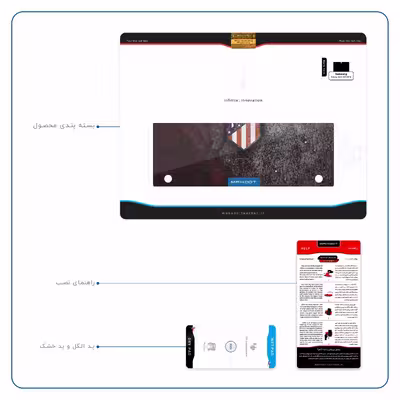 برچسب پوششی ماهوت مدل Atletico de Madrid مناسب برای تبلت سامسونگ Galaxy Tab S 10.5 2014 T800