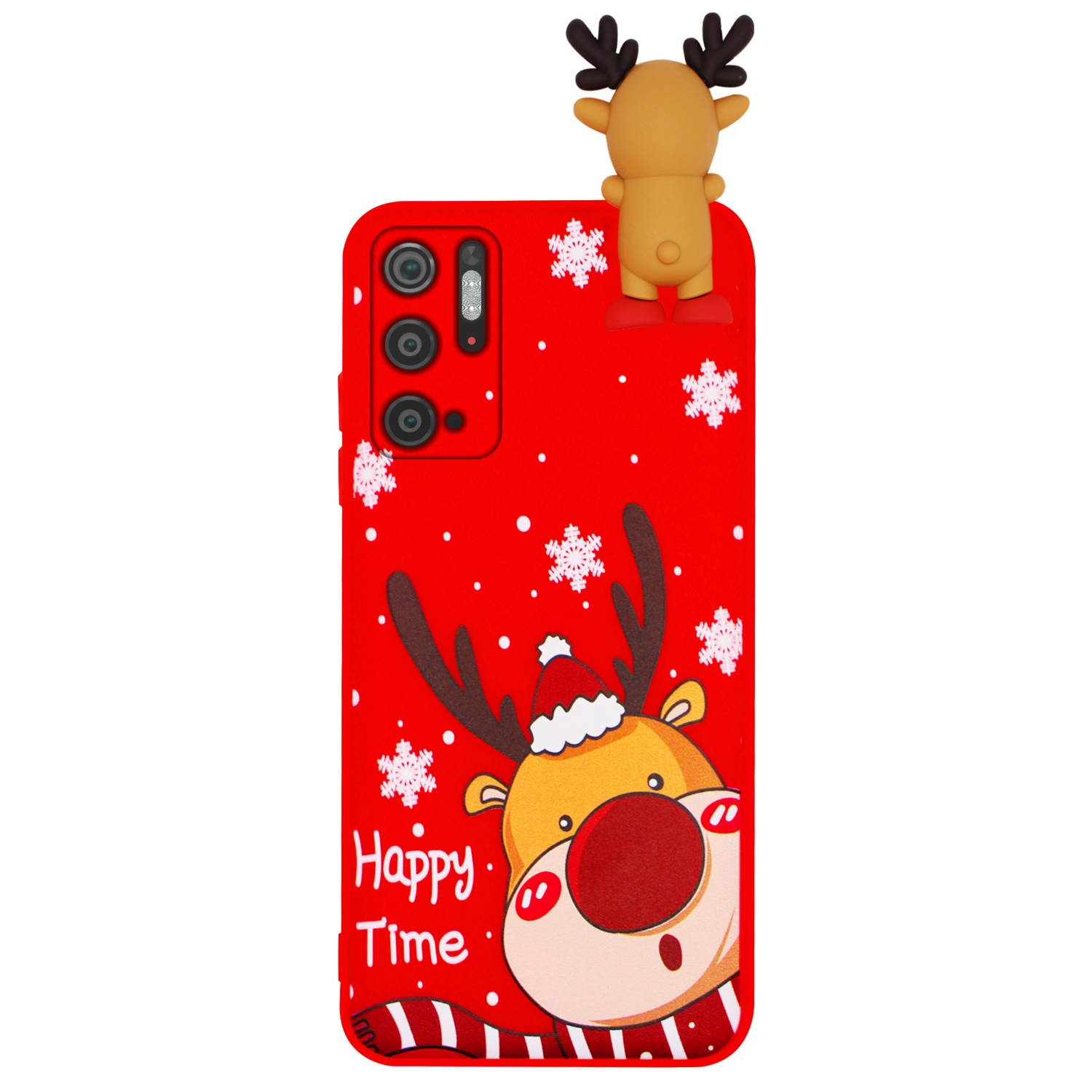  کاور مدل CiristmasHAPPYTIME مناسب برای گوشی موبایل شیائومی Poco M3 Pro