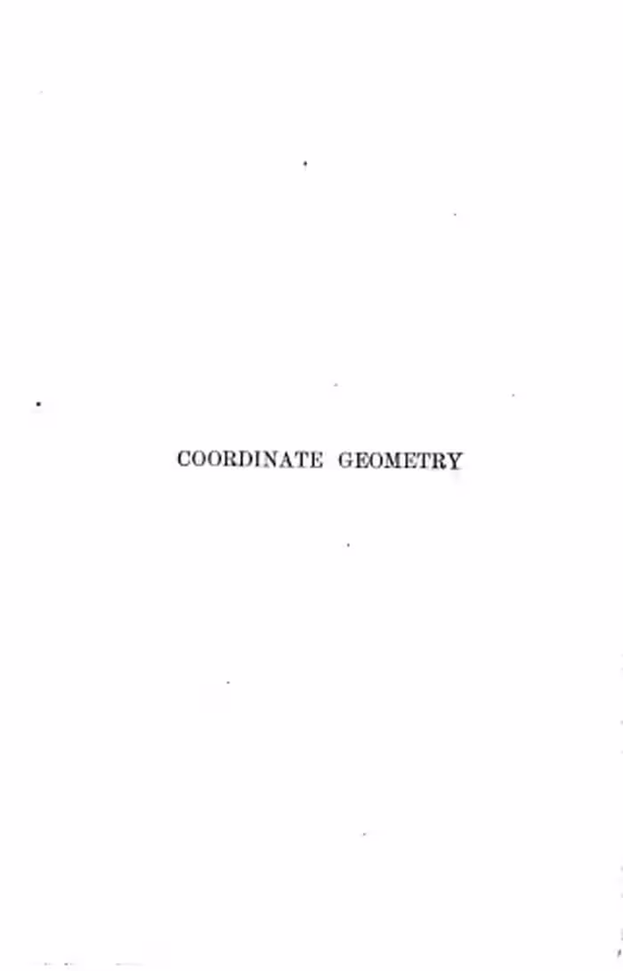 خرید و دانلود نسخه کامل کتاب Coordinate Geometry
