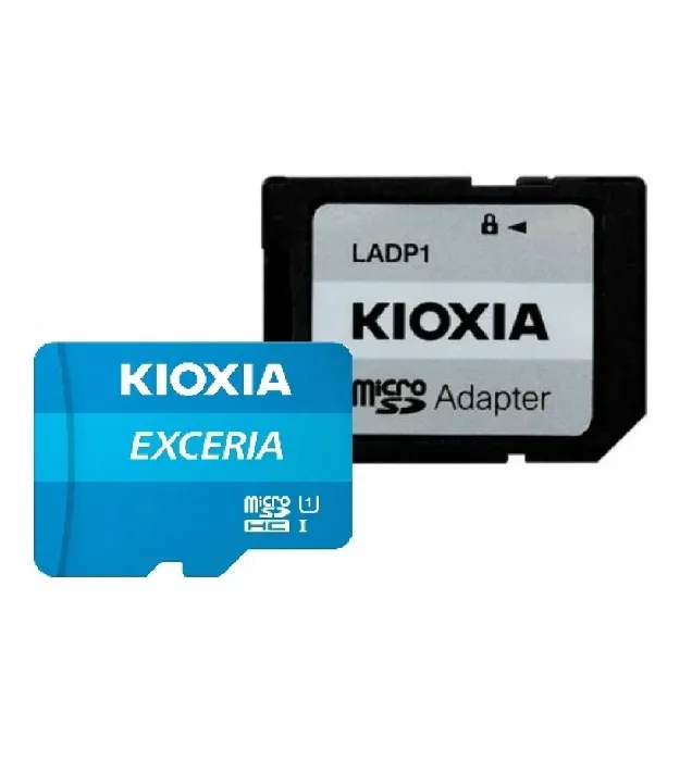 کارت حافظه میکرو اس دی کیوکسیا مدل EXCERIA ظرفیت 32 گیگابایت به همراه آداپتور SD