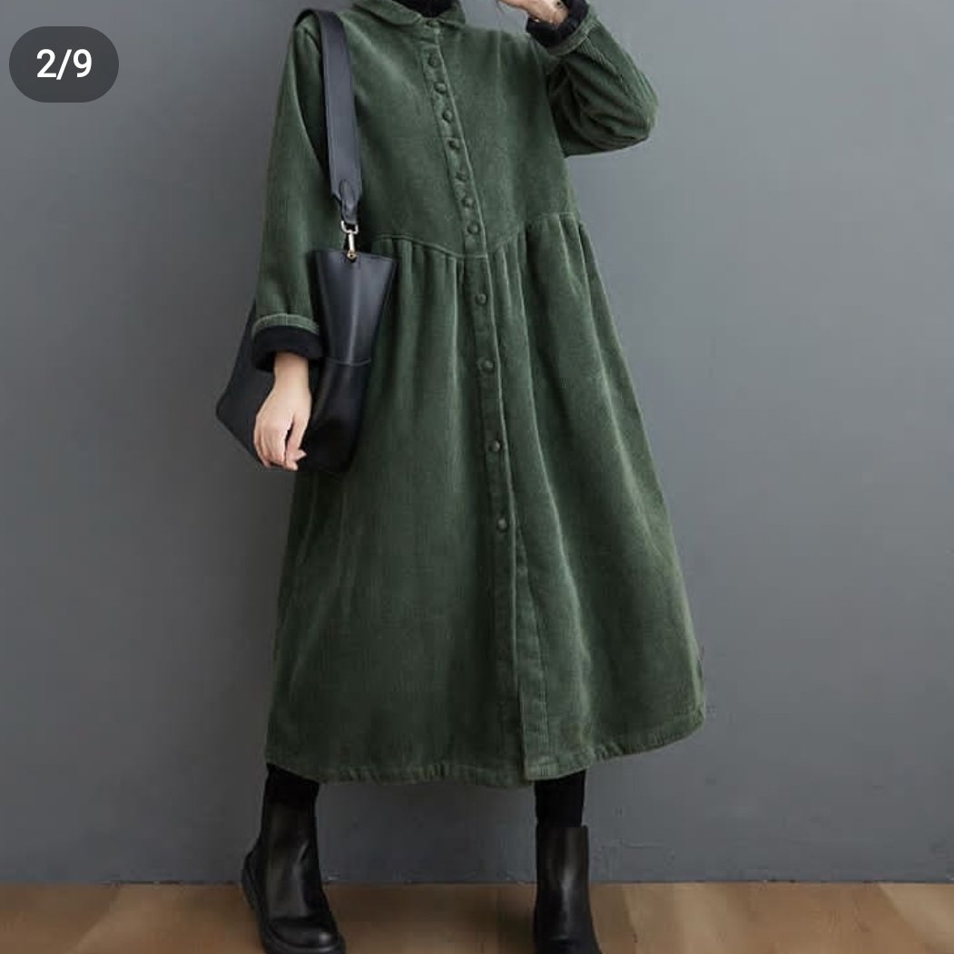 مانتو زنانه و دخترانه مخمل کبریتی ریز قابل دوخت طبق سایز و رنگ مورد نظر شما