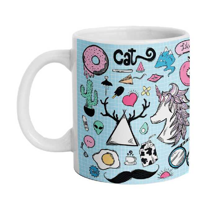 ماگ دارلی طرح فانتزی مدل DarlyM491