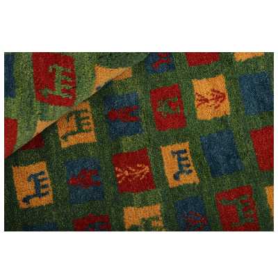 گبه دستبافت یک متری مدل ایلیاتی 522928