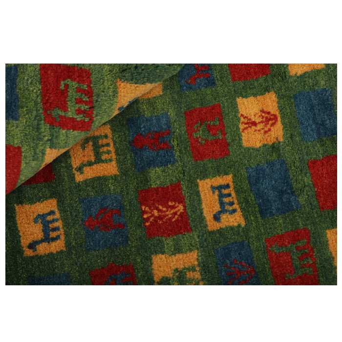 گبه دستبافت یک متری مدل ایلیاتی 522928