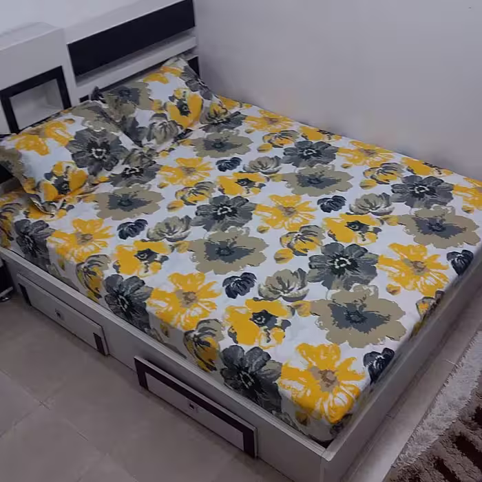 سرویس ملحفه مدل z-kh08 دو نفره سه تکه