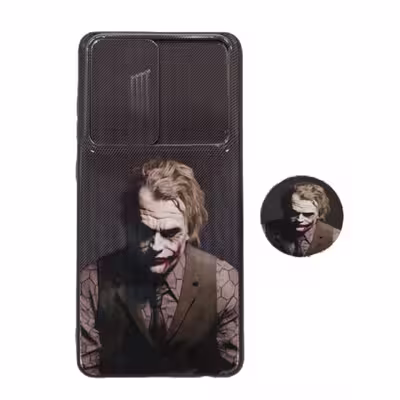 کاور طرح جوکر کد 722 مناسب برای گوشی موبایل سامسونگ Galaxy A72 به همراه پاپ سوکت