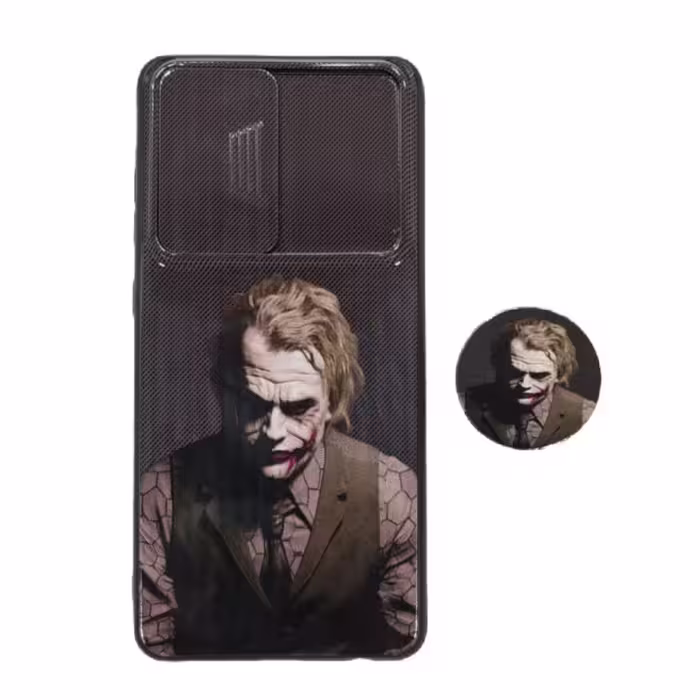 کاور طرح جوکر کد 722 مناسب برای گوشی موبایل سامسونگ Galaxy A72 به همراه پاپ سوکت
