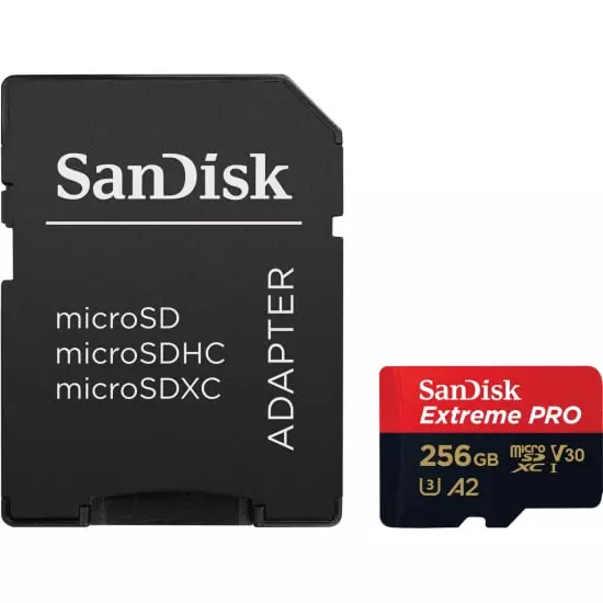 کارت حافظه سن دیسک SanDisk 256GB Extreme Pro Micro SD UHS-I U3 خرید | قیمت - اگزیف