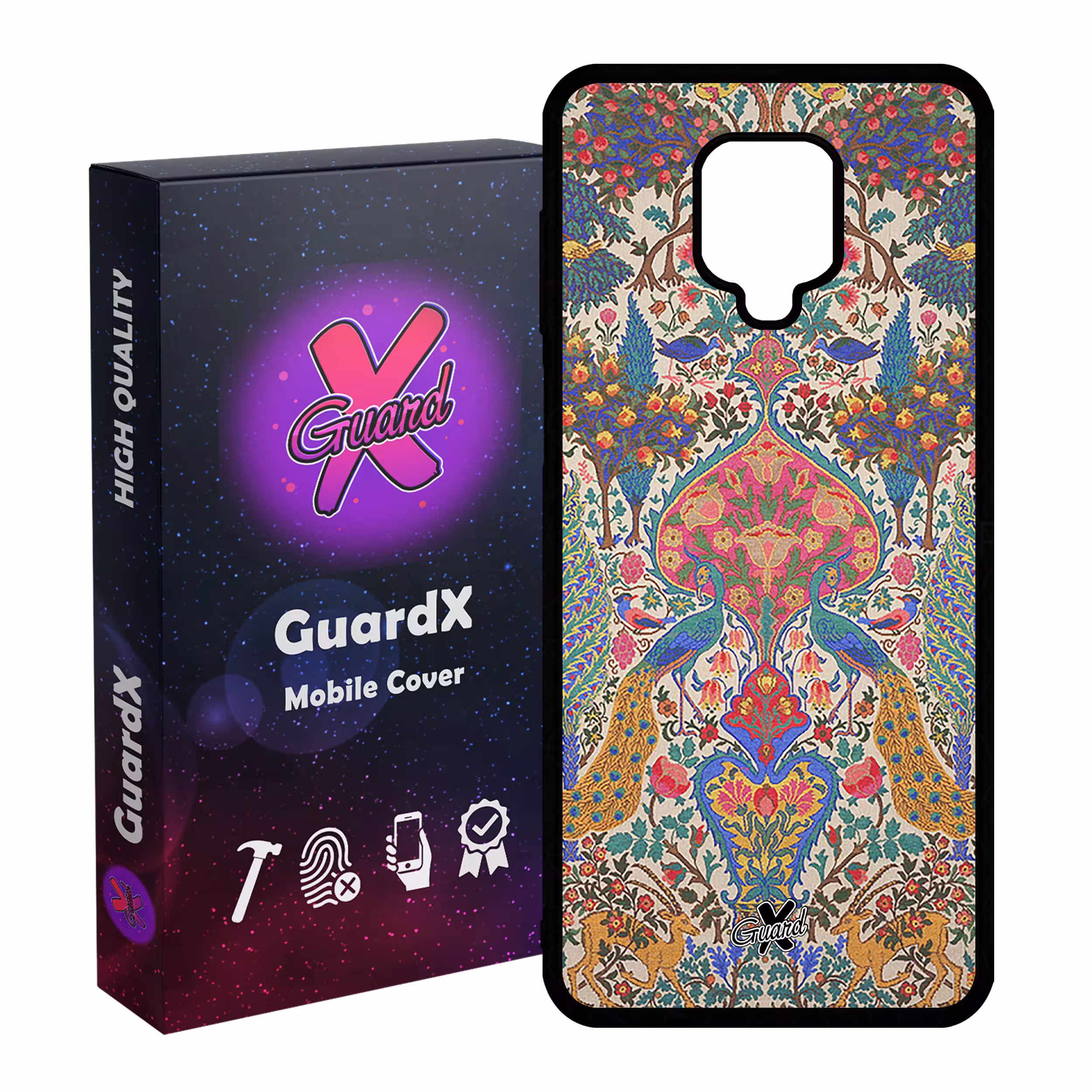کاور گارد ایکس طرح سنتی مدل Glass10225 مناسب برای گوشی موبایل شیائومی Redmi Note 9S / Note 9 Pro / Note 9 Pro Max