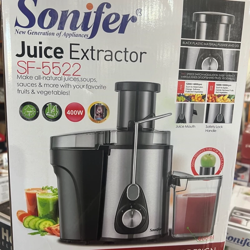 آبمیوه گیری 400وات سونیفر مدل 5522