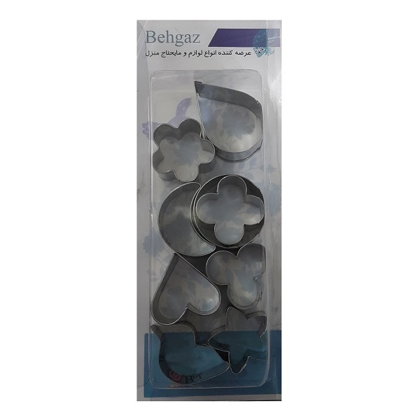 کاتر شیرینی پزی به گز مدل زمرد مجموعه 9 عددی