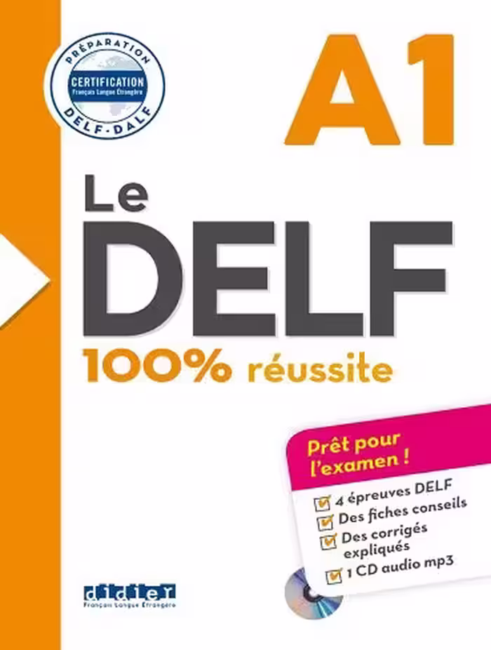 کتاب زبان Le DELF – 100% reusSite – A1   CD