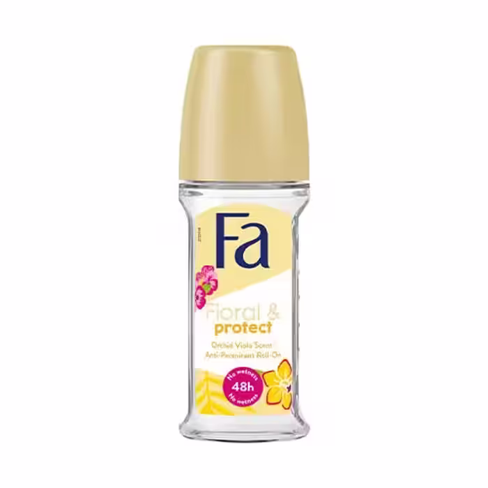 رول ضد تعريق 48 ساعته FA مدل Floral and protect با رايحه اركيده ويولا 50 ميل