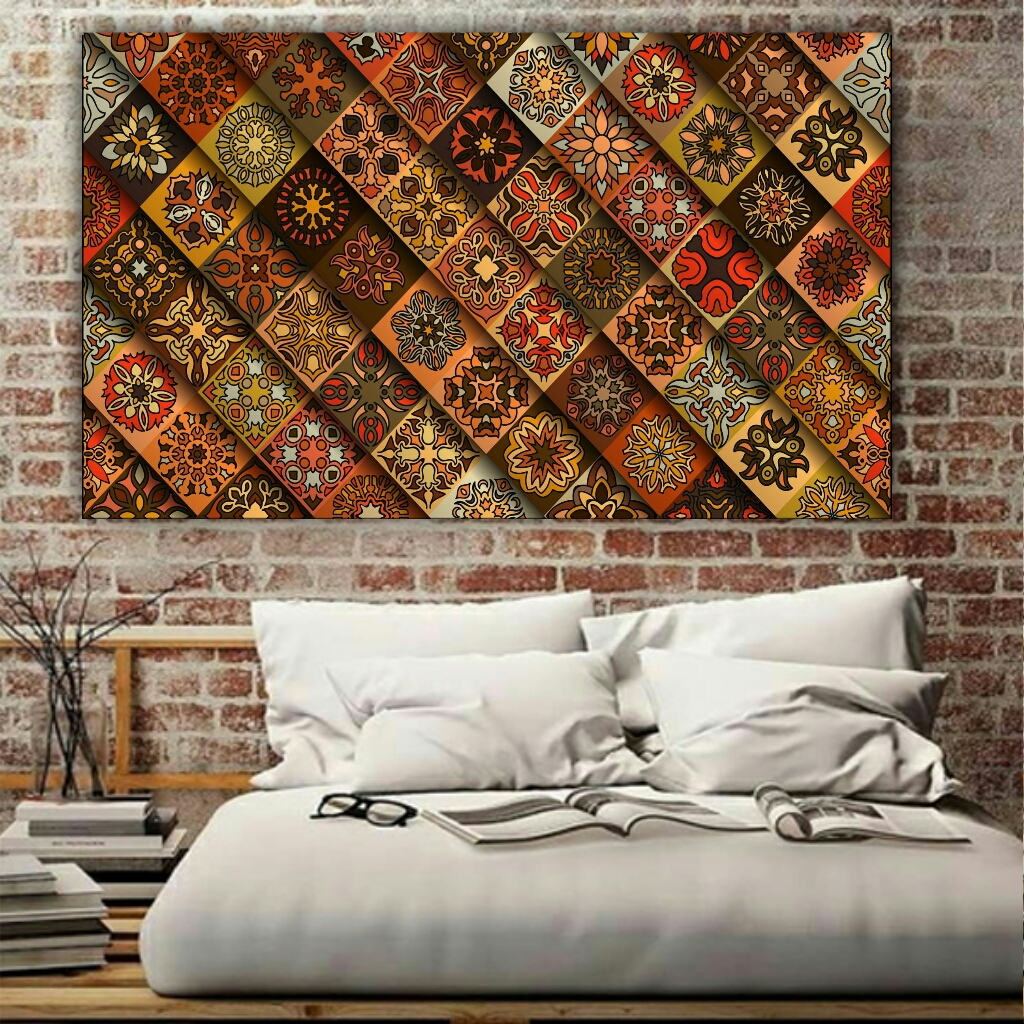 تابلو بوم مدل نگاره ی رنگ ها کد AR8820