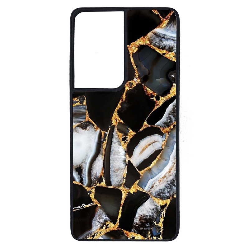 کاور طرح ماربل کد G-027 مناسب برای گوشی موبایل سامسونگ Galaxy S21 Ultra | دیجی قاب دونی