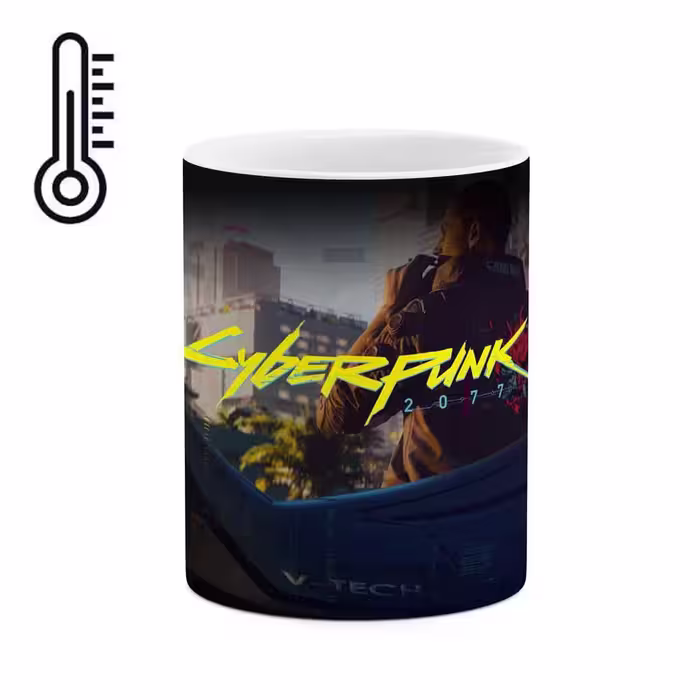 ماگ حرارتی طرح بازی Cyberpunk مدل mgph12121