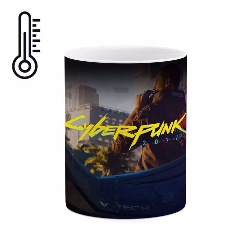 ماگ حرارتی طرح بازی Cyberpunk مدل mgph12121