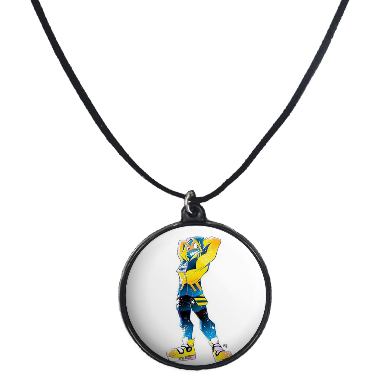 گردنبند پرمانه طرح لاکپشت‌های نینجا کد pmb.9897مدل دو طرفه