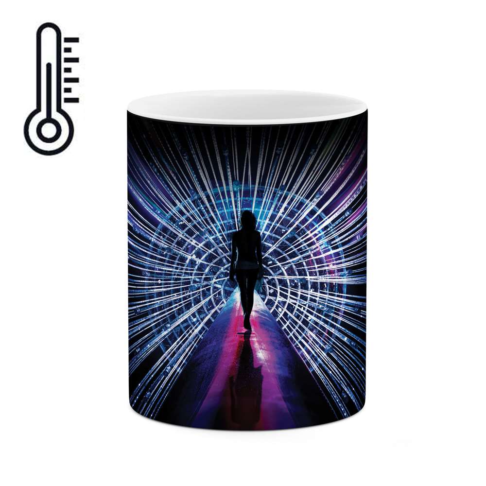 ماگ حرارتی طرح دختر مدل mgp01075