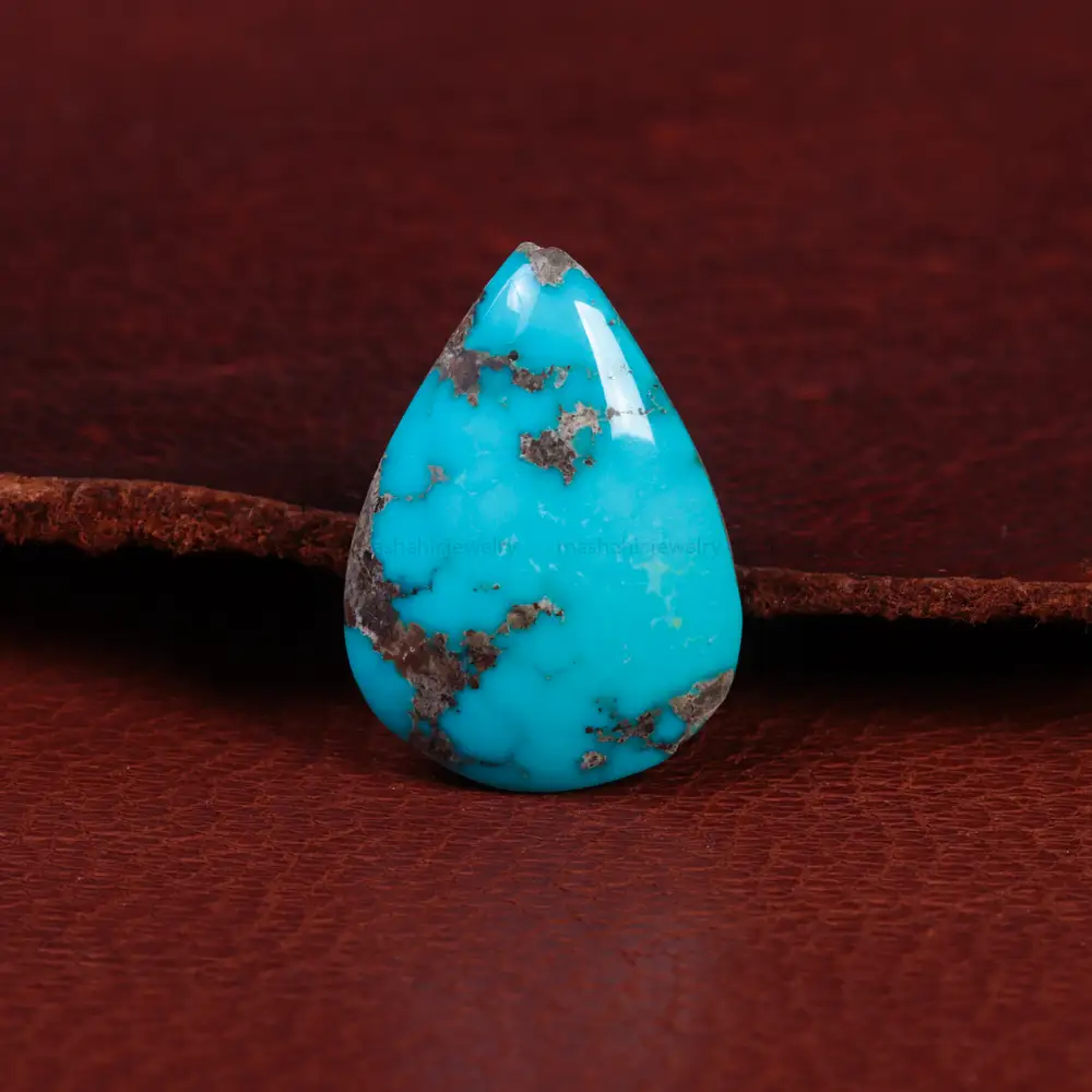 نگین فیروزه شجری کد 15351 - جواهری مشاهیر